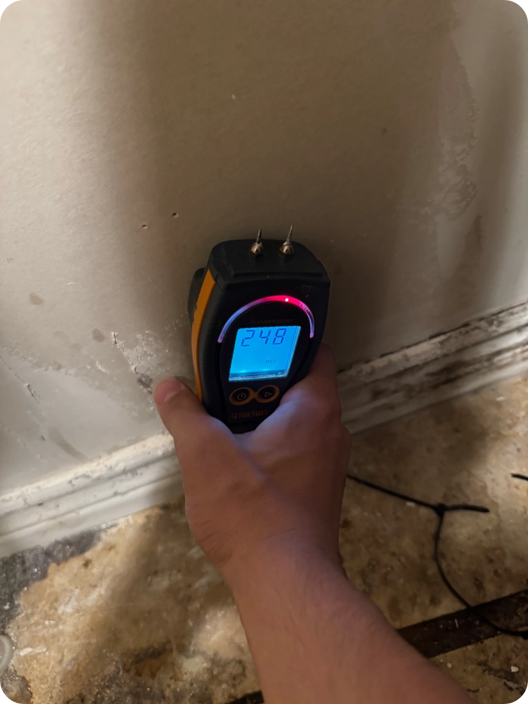 inspecting-water-damage-fl Common causes of water damage to homes in Florida include natural disasters, roof leaks, sewage backups, and plumbing leaks and failures. Call Major Restorations today for fast, affordable water damage recovery services.